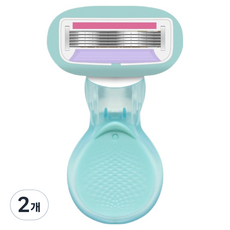 Market Ring 女性用可愛除毛刀 薄荷綠 type1 7.8 x 5.2 cm, 2個, 1入