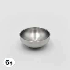 스텐 무광 이중탕기 14cm, 6개