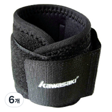 가와사키 손목보호대 블랙 KF-3106, 6개