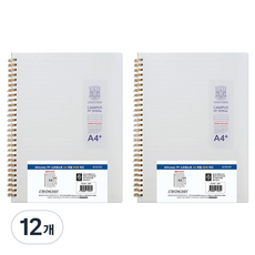 OXFORD 밀키웨이 Milkyway PP 스프링노트 A4 좌철 80매 라인, 12개