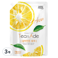 다미즐 갈아만든 유자 액상차, 2kg, 3개