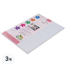 종이문화 트윙클스타 두꺼운 양면펄색지 200g No 01 다이아몬드, 30개