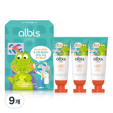 Albis 兒童牙膏 果香薄荷味, 9個, 75g