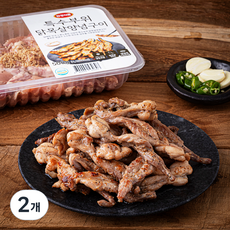 한강씨엠 특수부위 닭 목살 양념구이, 500g, 2개