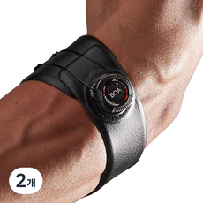 소조 BOA 팔꿈치 보호대 SZ-E51, 2개, 블랙