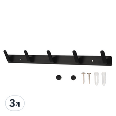 ALLGORR 五爪衣架, 3個, 黑色