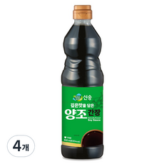 신송 깊은맛을 담은 양조간장, 4개, 900ml