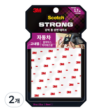 스카치 강력 고내열 폼 양면 테이프 10 x 10 cm, 2개 2개