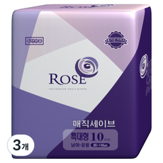 ROSE ADULT DIAPER Magic Save 成人尿布, 10枚入, 3個, 特大號