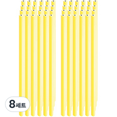 YOUNG ART 花朵鉛筆 B 愛心, 黃色, 96個