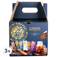 프리미엄 하이드로 더치커피 선물세트 랜덤발송, 커피 30ml x 40p, 3개