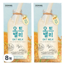 오모패밀리 서강유업 우유, 1L, 8개