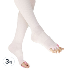 放鬆腳趾壓力襪 粉色, 3個