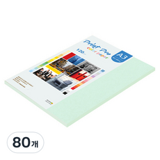 종이문화 프린트프로 얇은 칼라복사지 120g No 14 블루, 80개, A3