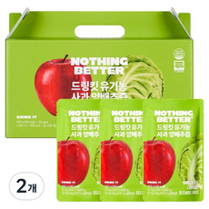 낫띵베럴 드링킷 유기농 사과 양배추즙, 2개, 2.4L
