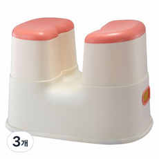 디페이브 시크 목욕 의자 FREE, 핑크, 3개