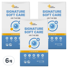 마이펫닥터 강아지 시야THE맑음 소프트사료, 1kg, 6개, 연어