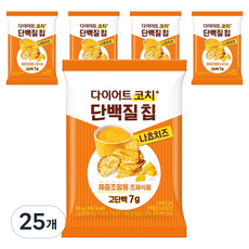 종근당건강 단백질칩 나쵸치즈, 25개, 50g