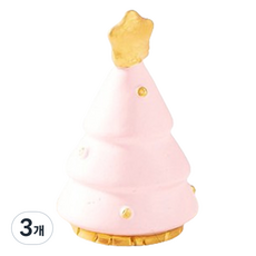 정월마켓 크리스마스 트리 장식 피규어 타입11, 3개