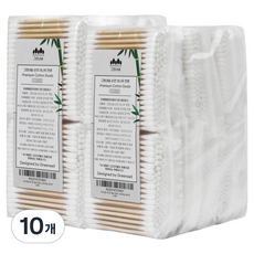 Geurinnaeil 竹製棉花棒, 10個, 1200件