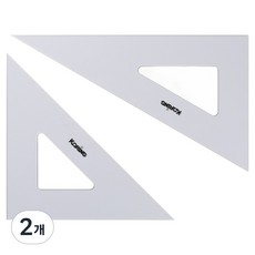 KORING 模板製圖用三角尺2件組 36cm KS-1-36, 2個, 單一顏色