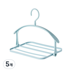 JAEMEE MARKET 可折疊曬衣架, 5個, 2號藍色