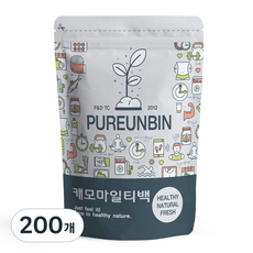 PUREUNBIN 洋甘菊花茶三角茶包, 1.5g, 50包, 4袋