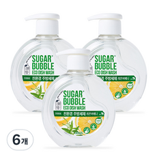 糖泡環保洗碗精檸檬馬鞭草, 6個, 470ml