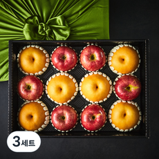 프레샤인 충주 GAP인증 프리미엄 사과 6입 + 배 6입 6.3kg, 3세트