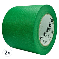 쓰리엠 자외선 저항성 마스킹 테이프 그린 96mm x 55m, 2개