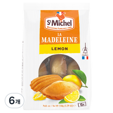 생미쉘 레몬 마들렝, 150g, 6개