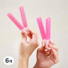 LOUIS BON 髮根蓬鬆夾 粉紅色, 單一顏色, 6個