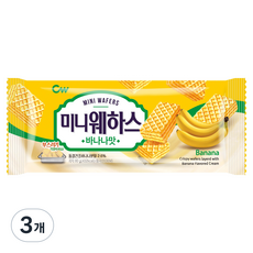 청우식품 미니웨하스 바나나, 3개, 80g
