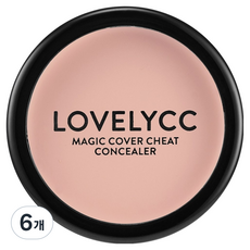 러블리씨씨 매직 커버 치트 컨실러 12g, 08LightPink, 6개