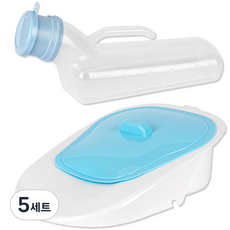 男用新型尿壺+便盆組, 5組