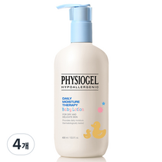 PHYSIOGEL 潔美淨 每日保濕療癒嬰兒乳液, 400ml, 4個