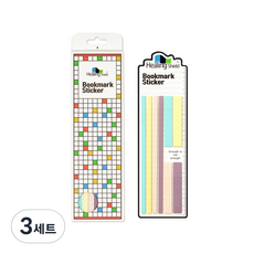힐링쉴드 북마크 스티커 세트, 3세트