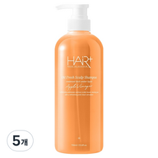 헤어플러스 오프레시 애플비니거 스캘프 샴푸, 700ml, 5개