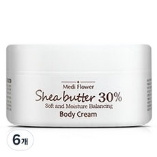 [메디플라워] 쉐어버터 30% 바디크림, 150g, 6개