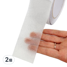 FANCY LIFE 磨砂止滑膠帶 5 x 5cm 透明色,2個