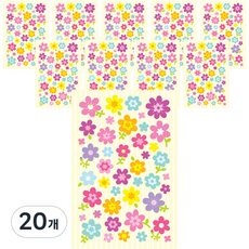 환타스틱스 쁘띠 프리티 플라워 스티커 PS-22016, 20개, 혼합색상