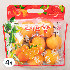 귤탐 당도선별 레드향, 1.2kg(중과, 4~6입), 4개
