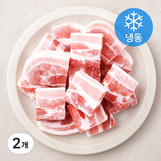 맛기픈 스페인산 벽돌 삼겹살 (냉동), 1kg, 2개