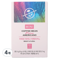 The Coffee Bean Piona 美式原豆咖啡棒, 4個, 10入, 0.9g