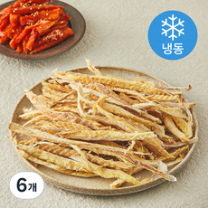 백두대간 손질 황태채 (냉동), 6개, 100g