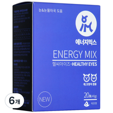 아이앤지메딕스 반려동물 에너지믹스 영양제, 40g, 눈물개선/눈건강, 6개