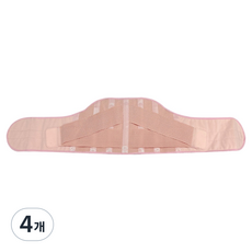 Glo-us 薄款魔鬼氈護腰 粉紅色, 4個