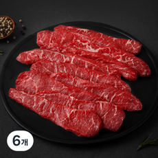 미국산 플랫아이언 구이용 (냉장), 300g, 6개