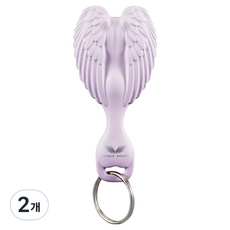 Tangle Angel 天使梳 嬰兒粉彩梳, 紫丁香, 2個