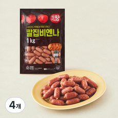 식자재왕 칼집 비엔나 소시지, 1kg, 4개